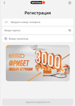Регистрация в WinLine